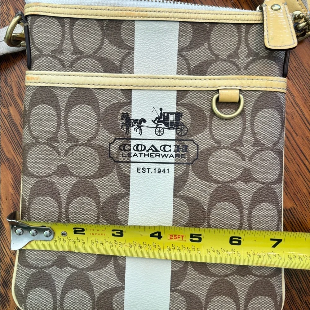 Coach Heritage Stripe Crossbody bag